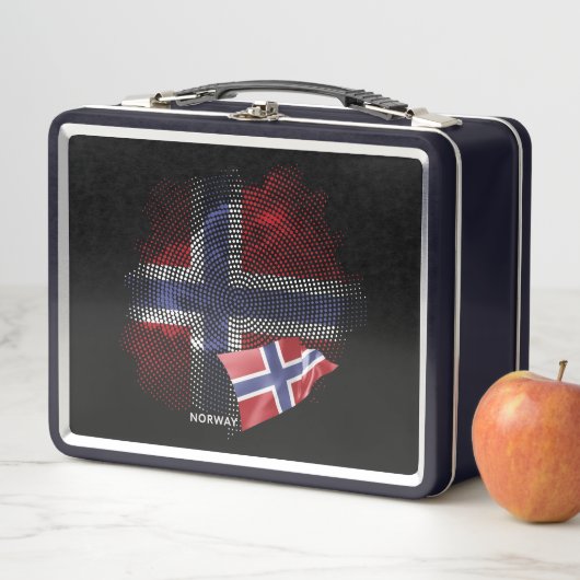 ノルウェー国旗 メタルランチボックス (インサイチュ)