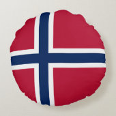 ノルウェー国旗 ラウンドクッション (裏面)