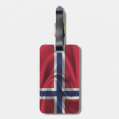 ノルウェー国旗 ラゲッジタグ (裏面縦)