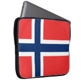ノルウェー国旗 ラップトップスリーブ (正面右)