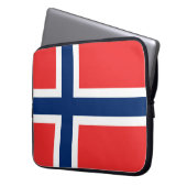 ノルウェー国旗 ラップトップスリーブ (正面左)