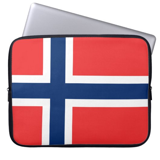 ノルウェー国旗 ラップトップスリーブ (正面)