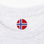 ノルウェー国旗 ラベル (貼付)