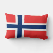 ノルウェー国旗 ランバークッション (裏面)