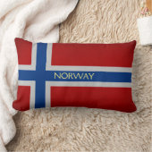 ノルウェー国旗 ランバークッション (ブランケット)