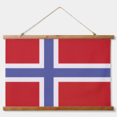 ノルウェー国旗 吊り下げ型タペストリー (正面2)