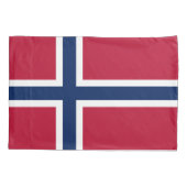 ノルウェー国旗 枕カバー (裏面)
