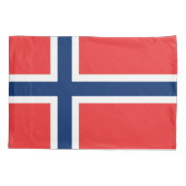 ノルウェー国旗 枕カバー (裏面)