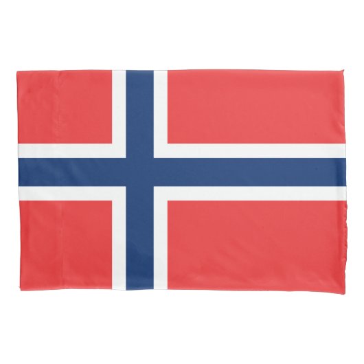 ノルウェー国旗 枕カバー (正面)