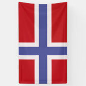 ノルウェー国旗 横断幕 (縦)
