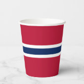 ノルウェー国旗 紙コップ (裏面)