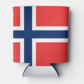 ノルウェー国旗 缶クーラー (正面)