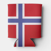 ノルウェー国旗 缶クーラー (正面)