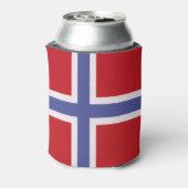 ノルウェー国旗 缶クーラー (缶裏面)