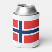 ノルウェー国旗 缶クーラー (缶正面)