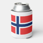 ノルウェー国旗 缶クーラー (缶裏面)