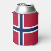 ノルウェー国旗 缶クーラー (缶裏面)
