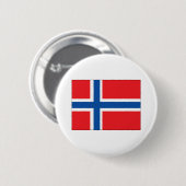 ノルウェー国旗 缶バッジ (正面&裏面)