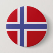 ノルウェー国旗 缶バッジ (正面)