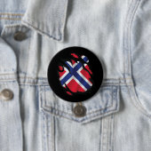 ノルウェー国旗 缶バッジ (インサイチュ)