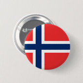 ノルウェー国旗 缶バッジ (正面&裏面)