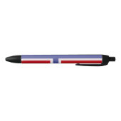ノルウェー国旗 黒ボールペン (ボトム)