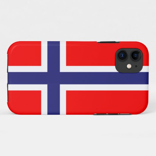 ノルウェー国旗 Case-Mate iPhoneケース (裏面(横))