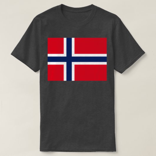 ノルウェー国旗 Tシャツ (デザイン正面)