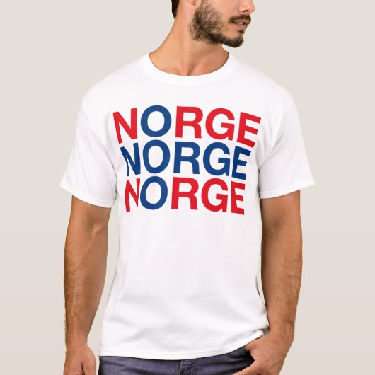 ノルウェー国旗 Tシャツ (正面)