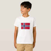 ノルウェー国旗 Tシャツ (正面フル)