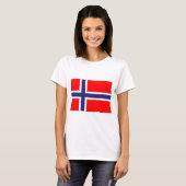 ノルウェー国旗 Tシャツ (正面フル)