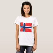 ノルウェー国旗 Tシャツ (正面フル)