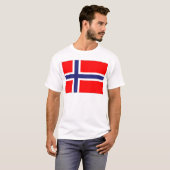 ノルウェー国旗 Tシャツ (正面フル)