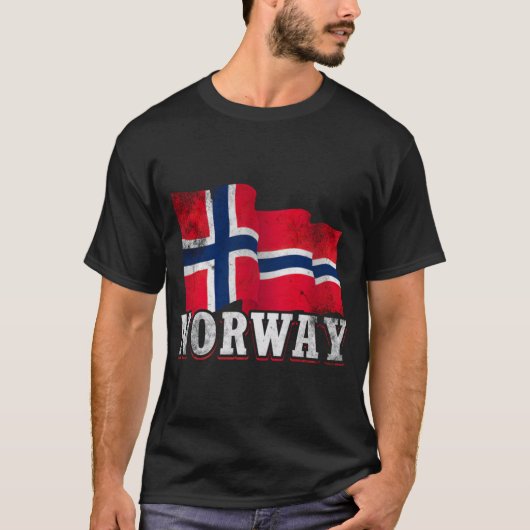 ノルウェー国旗 Tシャツ (正面)