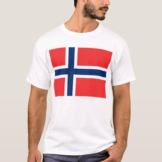 ノルウェー国旗 Tシャツ (正面)