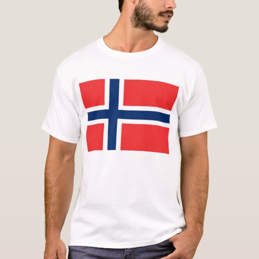 ノルウェー国旗 Tシャツ (正面)