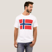 ノルウェー国旗 Tシャツ (正面フル)