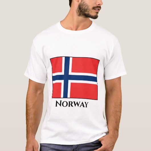 ノルウェー国旗 Tシャツ (正面)