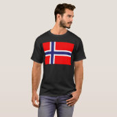 ノルウェー国旗 Tシャツ (正面フル)