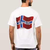 ノルウェー国旗 Tシャツ (裏面)