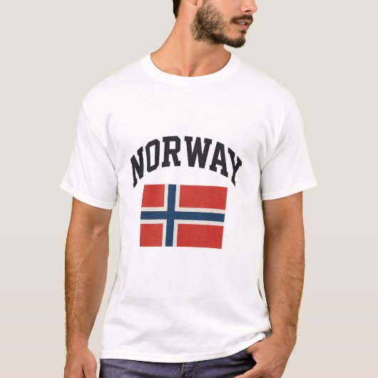 ノルウェー国旗 Tシャツ (正面)
