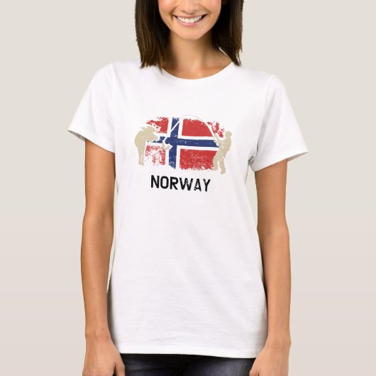 ノルウェー国旗 Tシャツ (正面)