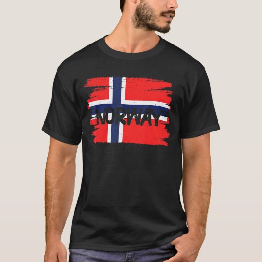 ノルウェー国旗 Tシャツ (正面)