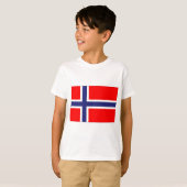 ノルウェー国旗 Tシャツ (正面フル)