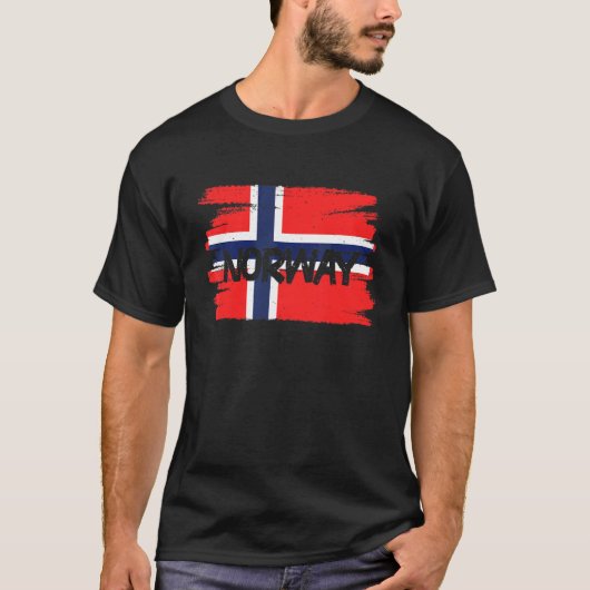 ノルウェー国旗 Tシャツ (正面)