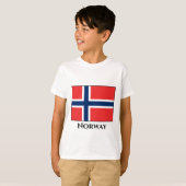 ノルウェー国旗 Tシャツ (正面フル)