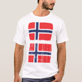 ノルウェー国旗Mens Tシャツ (正面)