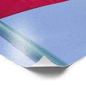 ノルウェー国旗RF) フォトプリント            (角)