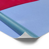 ノルウェー国旗RF) ポスター (角)