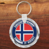 ノルウェー国章（丸型） キーホルダー (正面)